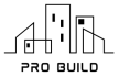 Black Beige Modern Building Construction Logo